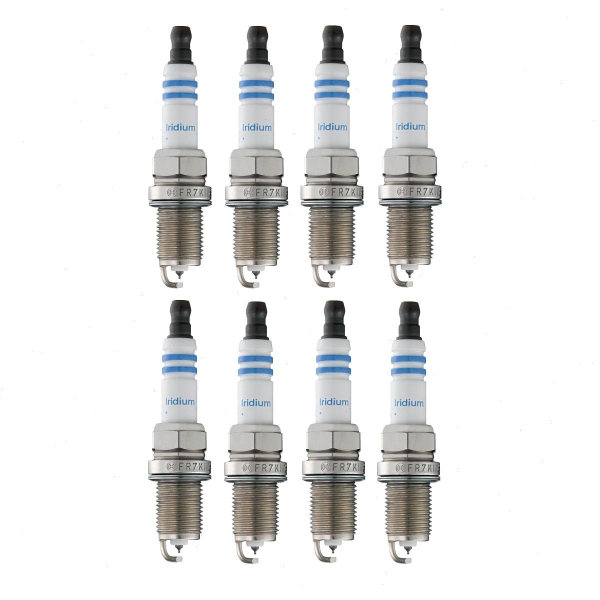 8 pc Bosch Double Iridium Spark Plugs for 1998-2001 Jaguar XJR 4.0L V8 mc
