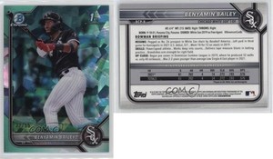 2022 Bowman Sapphire Edition Chrome Prospects Aqua /55 Benyamin Bailey #BCP-8