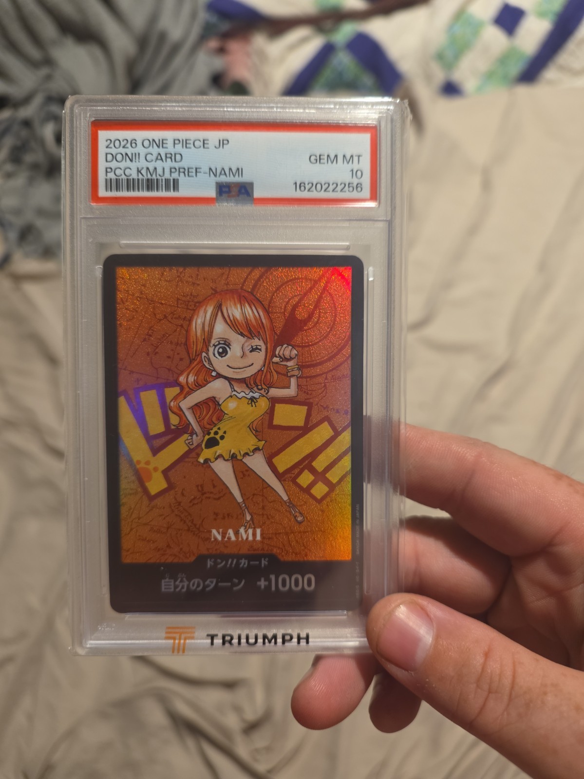 2026 ONE PIECE JAPANESE PREMIUM CARD COLLECTION NAMI DON!! CARD PSA 10