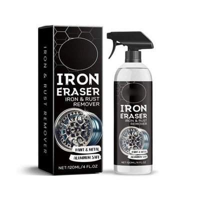 Iron Eraser Rust Remover Spray, Car Wheel Paint Brake Dust Fast Cleaner 120ml /