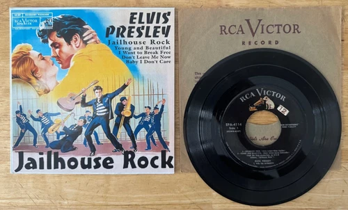 45 EP ELVIS PRESLEY JAILHOUSE ROCK RCA EPA 4114