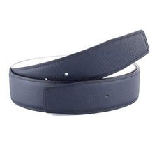 Men Reversible Genuine Leather Belt without Buckle 1.5" 38mm Wide 41 inch Lo...