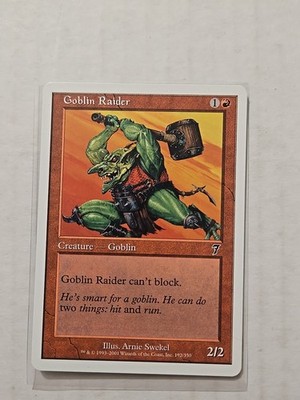 Goblin Raider - 7th Edition - LP - Common - Creature - MTG