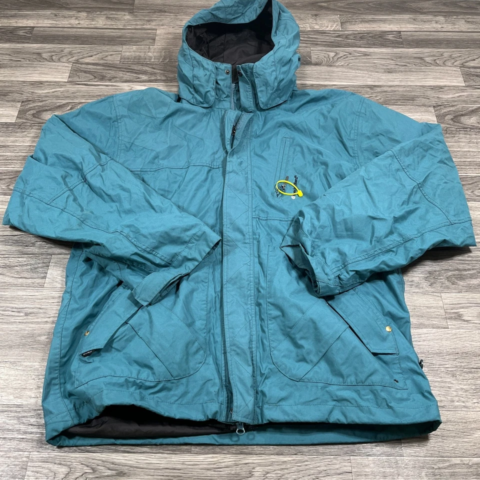 SPECIALBLEND Full Zip Up Long Sleeve Turquoise Snow Ski Jacket Men's Size M - Image 2 of 4