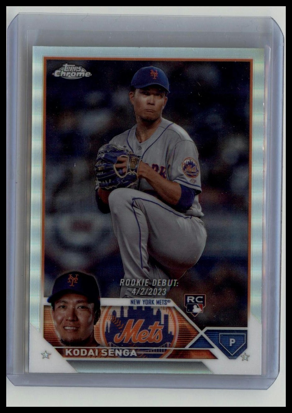 2023 Topps Chrome Update #USC124 Kodai Senga Refractor (RC)