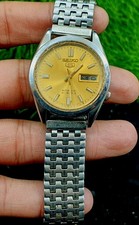 Vintage Of Seiko 5 Automatic 21 Jewels Men Watch Day Date Japan Made 4227-00X0