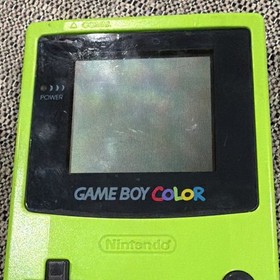 Nintendo Game Boy Color Console (no sound) with Pok&eacute;mon Gold Game Cartridge