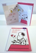 Snoopy Woodstock Peanuts / 3D Geburtstag Karte Best Wishes Card Hallmark Japan