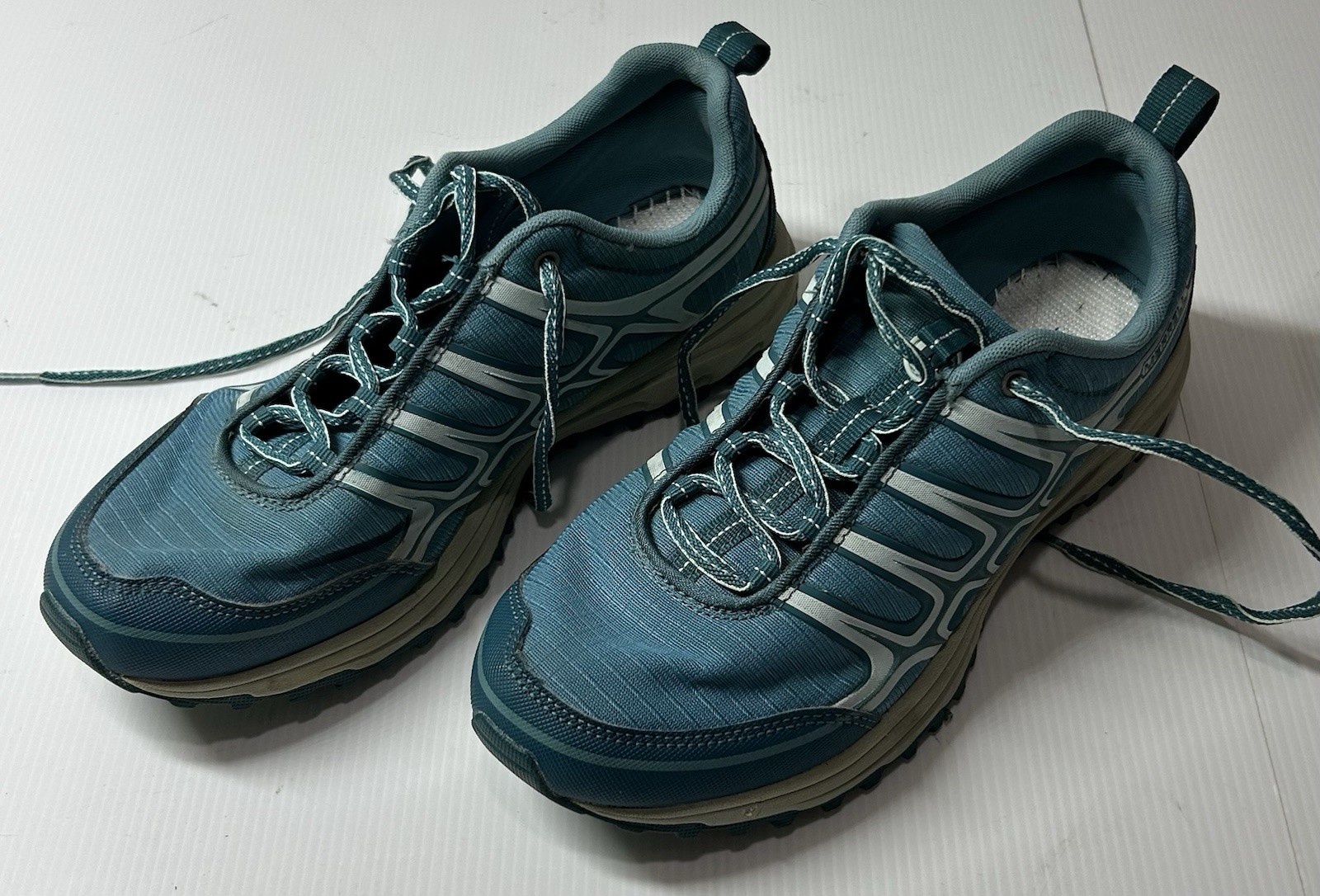 Merrell Dragonfly Eggshell scarpe da corsa donna taglia 8 trail atletica blu