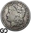 1901-S Morgan Silver Dollar Coin, Tougher Date