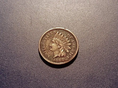 VF/XF 1862 Indian Head Cent