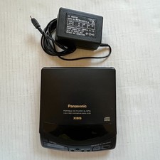 Vintage 1991 Panasonic SL-NP1A XBS Portable CD Player with Original Charger Used