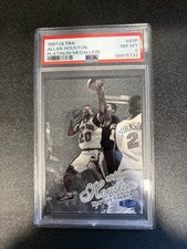 Allan Houston 1997-98 Ultra Platinum Medallion #64 /100 PSA 8