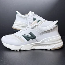 New Balance 997R NB White Nightwatch Green Mens Size 11 Casual Shoes U997RGA-D