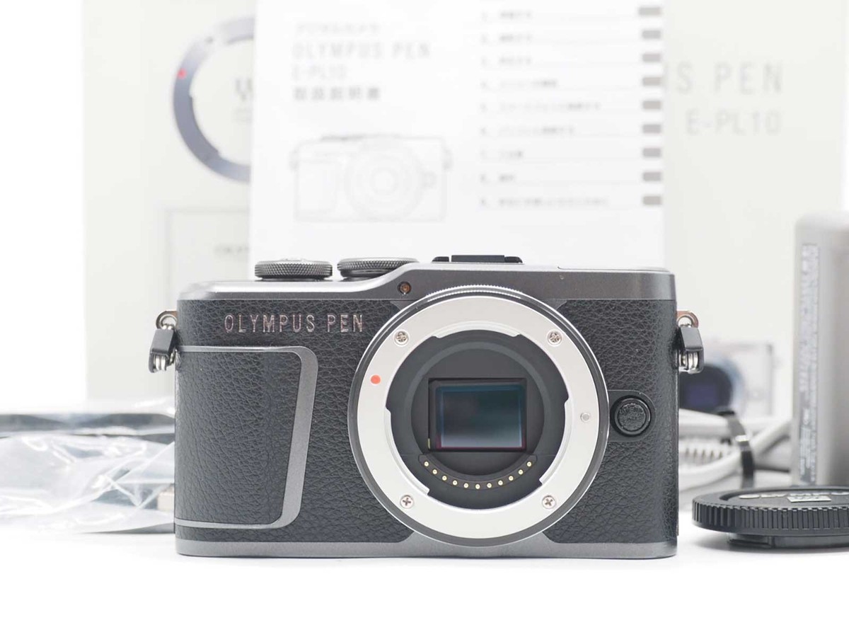 Olympus Pen E-PL10 16.1 MP Camera Black 1220 Shots w/ Box [Near