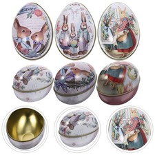 6 Pcs Treat Boxes Party Favors Candy Shaped Container Decorative Egg-shaped