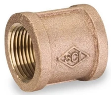 Smith-Cooper 36CP1014L Coupling 1-1/2" Lead-Free Brass FPT x FPT Class 125