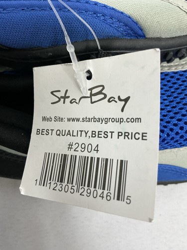 Mens New With Tags Star Bay Pull On Water Shoes Size 10 Blue Black - Picture 6 of 7