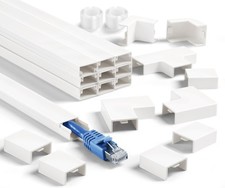 Cord Cover Wall Kit, YCLYC 157in Wire Covers for Cords - Small-157in, White