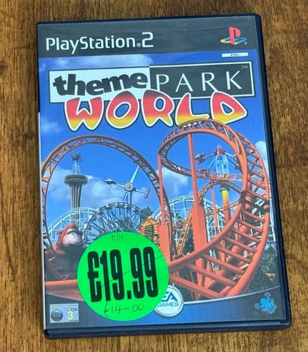 Theme Park World PlayStation 2 Game - No Manual