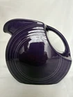 Fiesta Ware Homer Laughlin Plum Disk Pitcher    Large