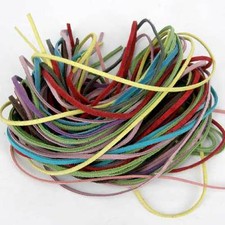 Real Suede Leather ,Thong,  3mm Wide Beach Jewellery Necklace, 6 stands