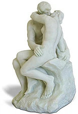 Auguste Rodin The Kiss (1880) Statue Sculpture Art Figure - New in Box