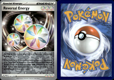 reversal energy pokemon card value Pokémon Scarlet & Violet Paldea Evolved 192/193 Reverse Holo Reversal Energy. Pokémon TCG: Reversal Energy -