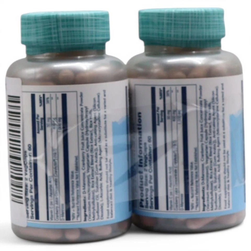 Solaray D-Mannose with CranActin Extraxt 1000mg= 120 count- 2 pack- EXP: 12/27 - Image 2 of 4