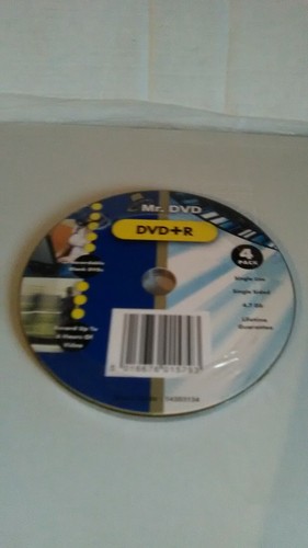 Mr DVD DVD+R 4 Pack - Picture 2 of 3
