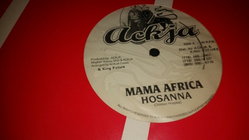 Hosanna Mama Africa 12" Reggae ACKJA (NEW SEALED) - Picture 2 of 3