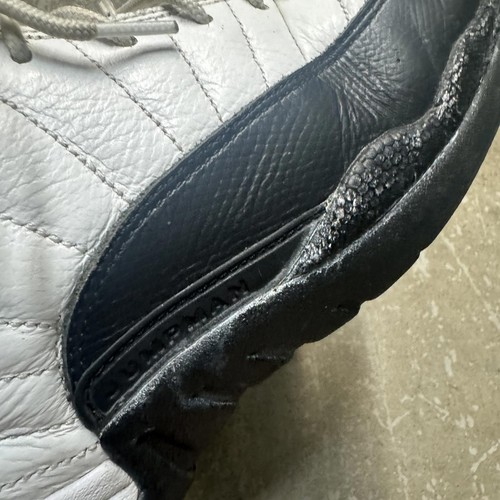 Air Jordan 12 Retro Taxi Release 2013 Size 11 130690-125 White Black OG - Picture 8 of 9