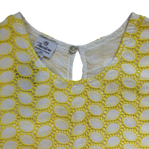 Prendisole Theodora fatto a mano donna L giallo silenzioso lux nuovo con etichette made in Positano Italy - Foto 3 di 12