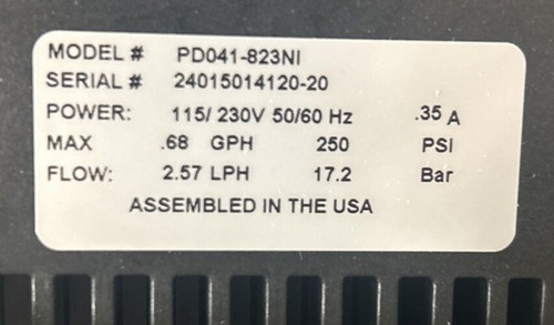 Bomba dosificadora química LMI Milton Roy modelo PD041-823NI. Nuevo en caja. Bomba dosificadora - Imagen 2 de 8