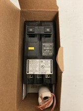 HOM250GFI SQUARE D MINIATURE CIRCUIT BREAKER 50A 240V 2P NEW FREE SHIPPING