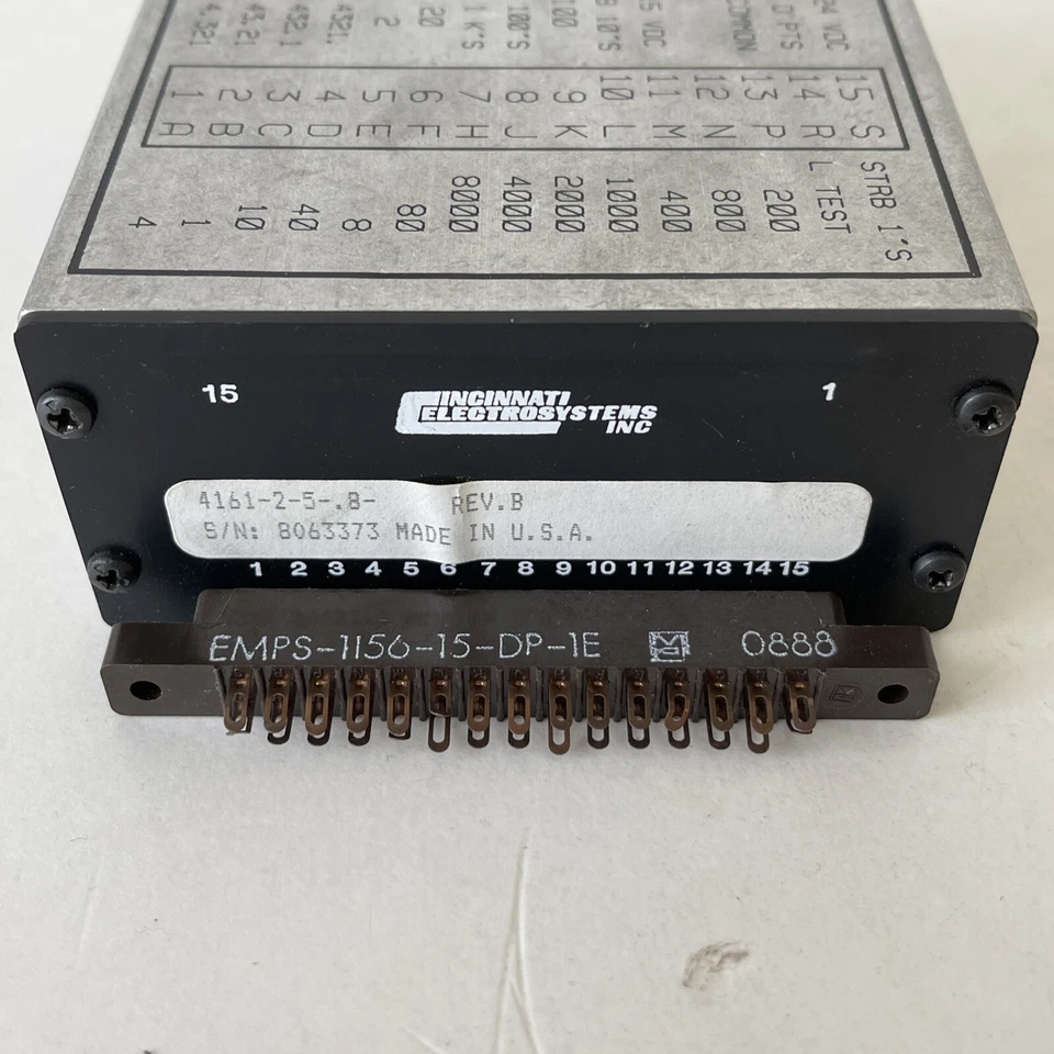 *NEW* CIncinnati Electrosystems Model 4161-2-5 Panel Display + Warranty! - Image 4 of 4