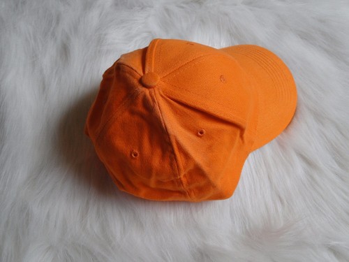 Grace Collection Unisex Blank Peach Brushed Coloured Cotton Drill Cap - Picture 4 of 33
