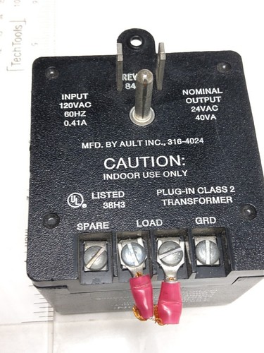 TRANSFORMADOR ENCHUFABLE AULT INC. 316-4024 - Imagen 2 de 6