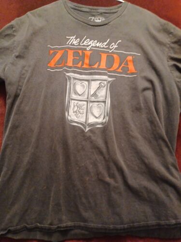 The Legend Of Zelda Black T-shirt Classic Logo - image 1