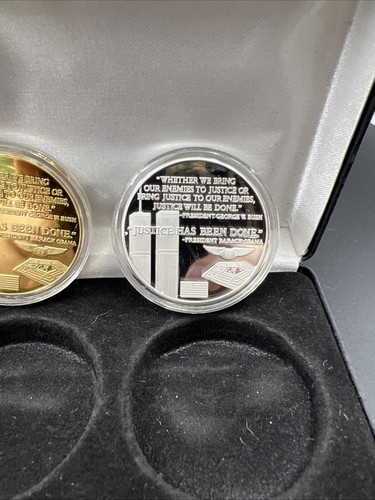 September 11th Commemorative 2 Medal Set " You Can't Hide " - Picture 10 of 12