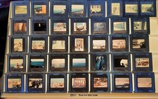 Vintage 35mm Slides Red Border Kodachrome World Travels 1950  s Argus Lot Of 211