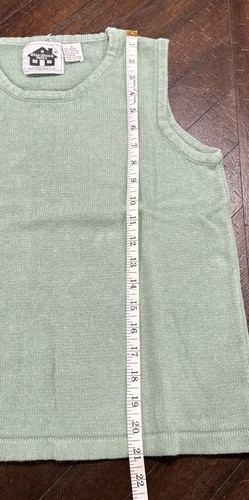 Storybook Knits Tank Sweater Vest • Size S • Green - Picture 4 of 5