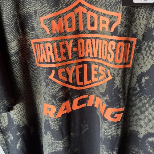 HARLEY DAVIDSON Racing 96041-24VM Men’s 2XL Tee All Over Print NWT - Picture 3 of 5