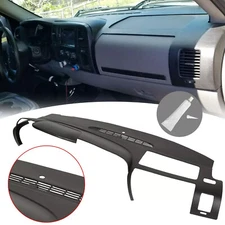 Front Dash Board Cap Cover Overlay Fit For 07-14 Silverado LS LTWT Sierra SL SLE