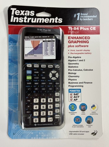 New Texas Instruments TI-84 Plus CE Python Graphing Calculator