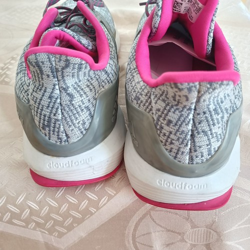 Adidas Rapida Run Lux Athletic Sneakers Easy On/Off Cushioned Lightweight 7 Gray - Picture 18 of 19
