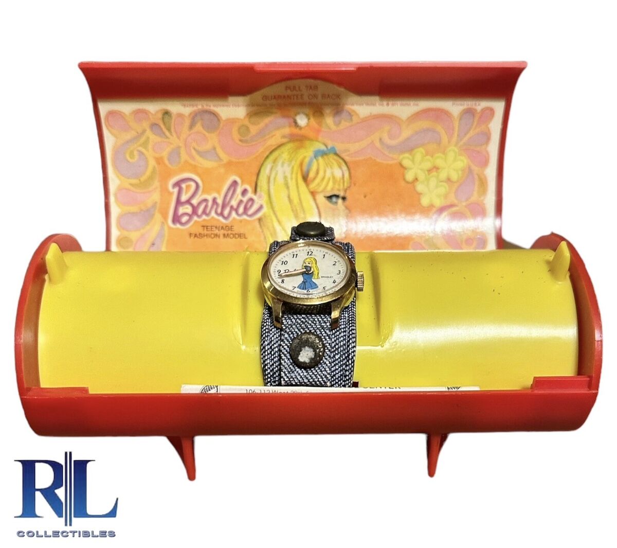 Barbie Mattel Bradley Watch 1973 Vintage 3083 with Original Barbie Mattel Bradley Watch 1973 Vintage 3083 with Original