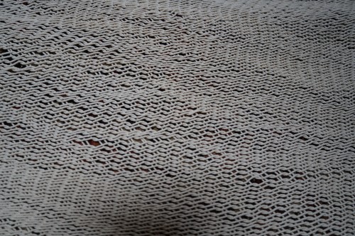 Panamanian Cotton Rope Hammock with Spreader Bars and fancy weave - Picture 9 of 9