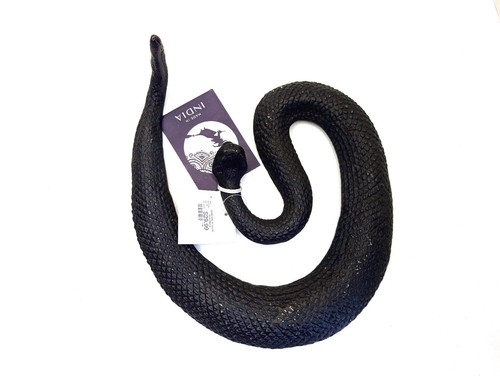 Nuevo con etiquetas adorno decorativo de serpiente cobra de metal en espiral grande pesado - Imagen 9 de 15