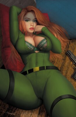 HEAT SEEKER EXPOSED GUN HONEY 1 SIDNEY AGUSTO DALLAS FAN EXPO VIRGIN VARIANT NM